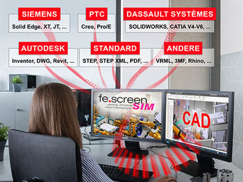 nativer cad-datenimport mit fe.screen-sim Nativer CAD-Datenimport mit fe.screen-sim
